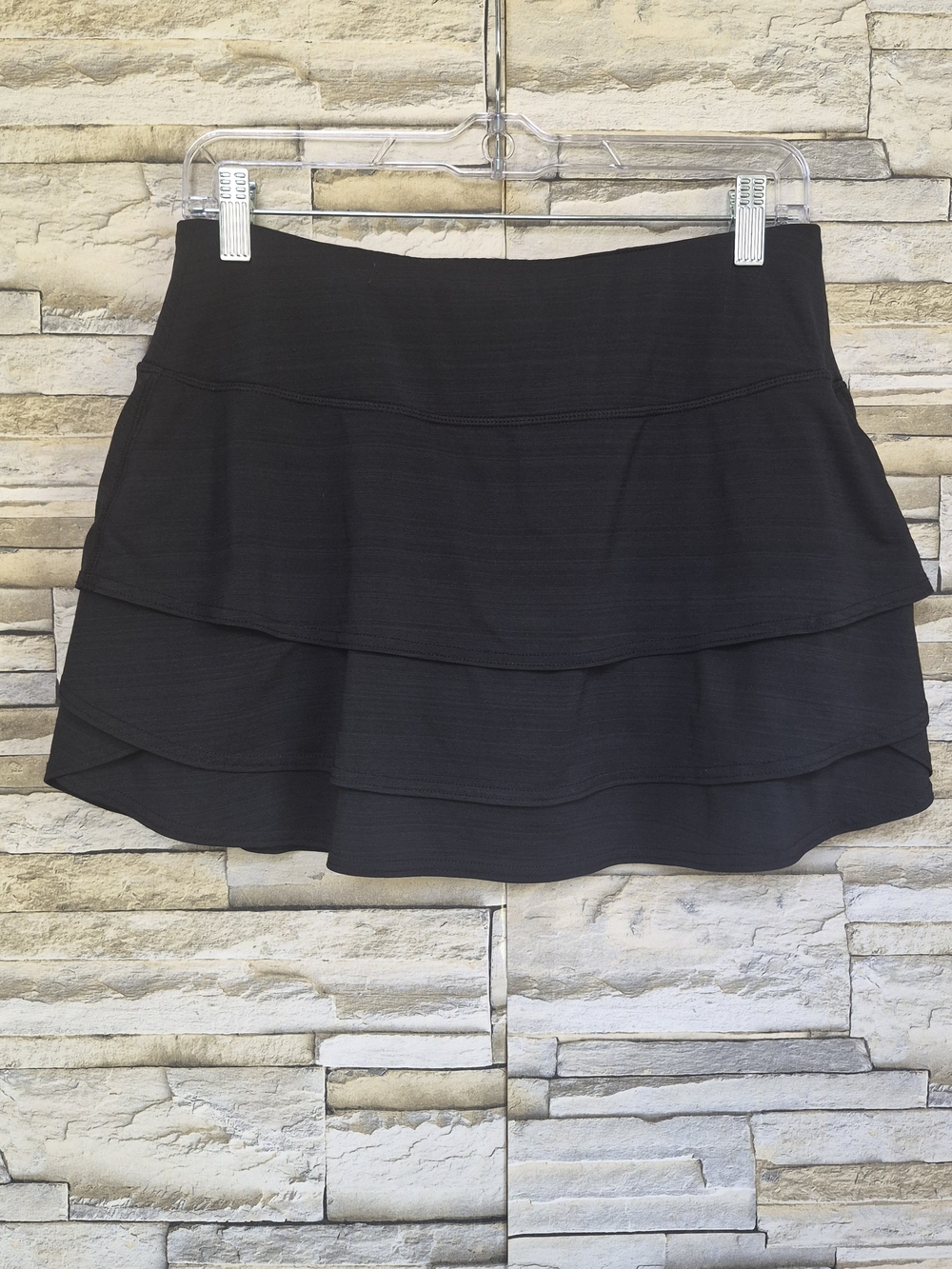 Atleta Black Ruffle Athletic Skort Women's M - Stretchy Lightweight Activewear